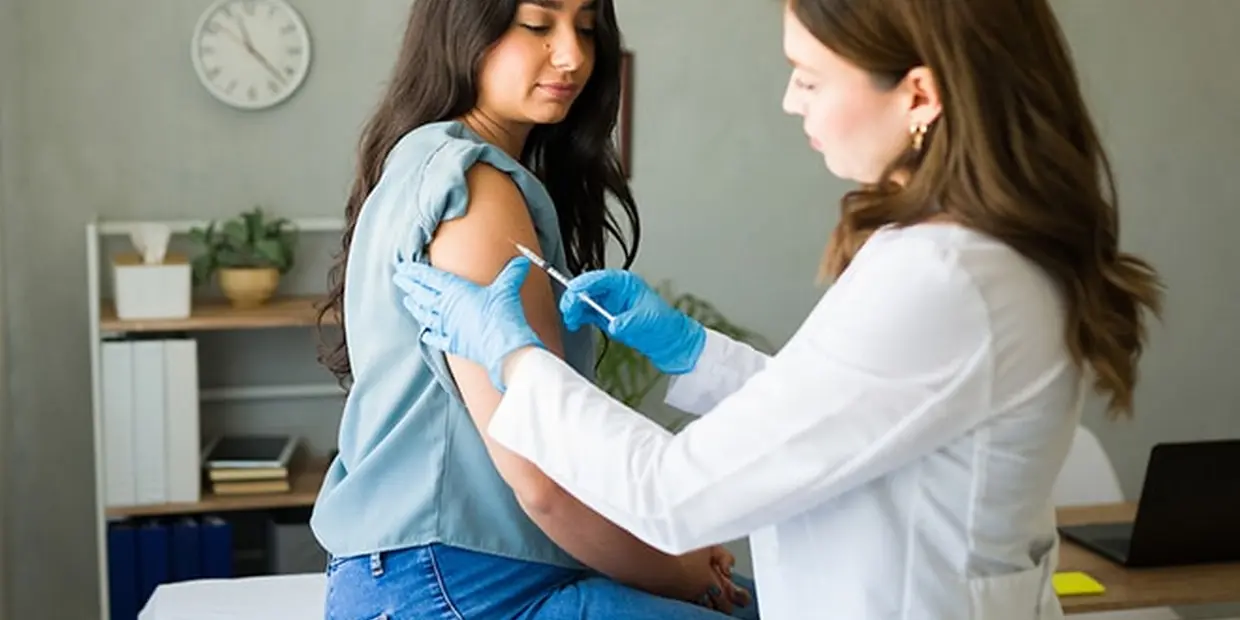 doctor administering a Sublocade injection