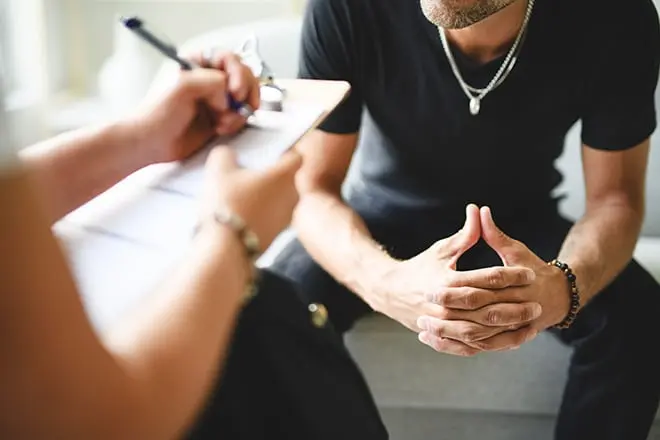 patient receiving treatment for opiate dependence at Brightside
