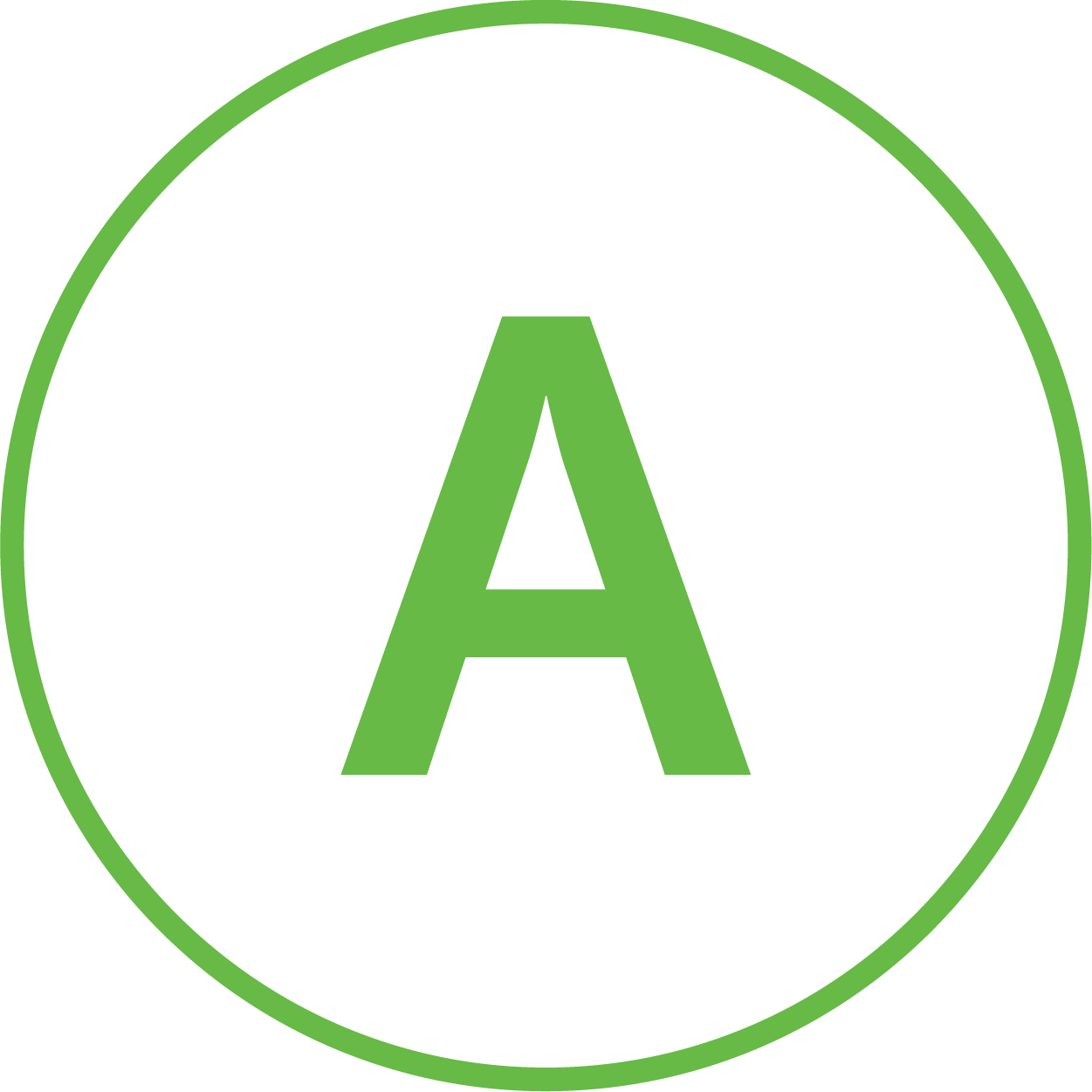 "A"